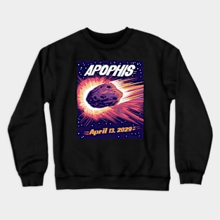 Apophis 99942 April 13 2029 Space Lover Comet Meteor Crewneck Sweatshirt